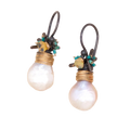 Coin Pearl Fringe Earring