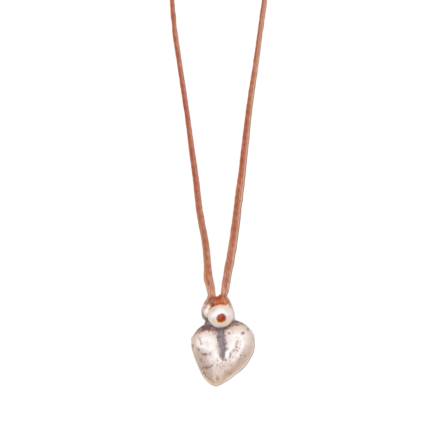 Silver Sweetheart Milagro Necklace