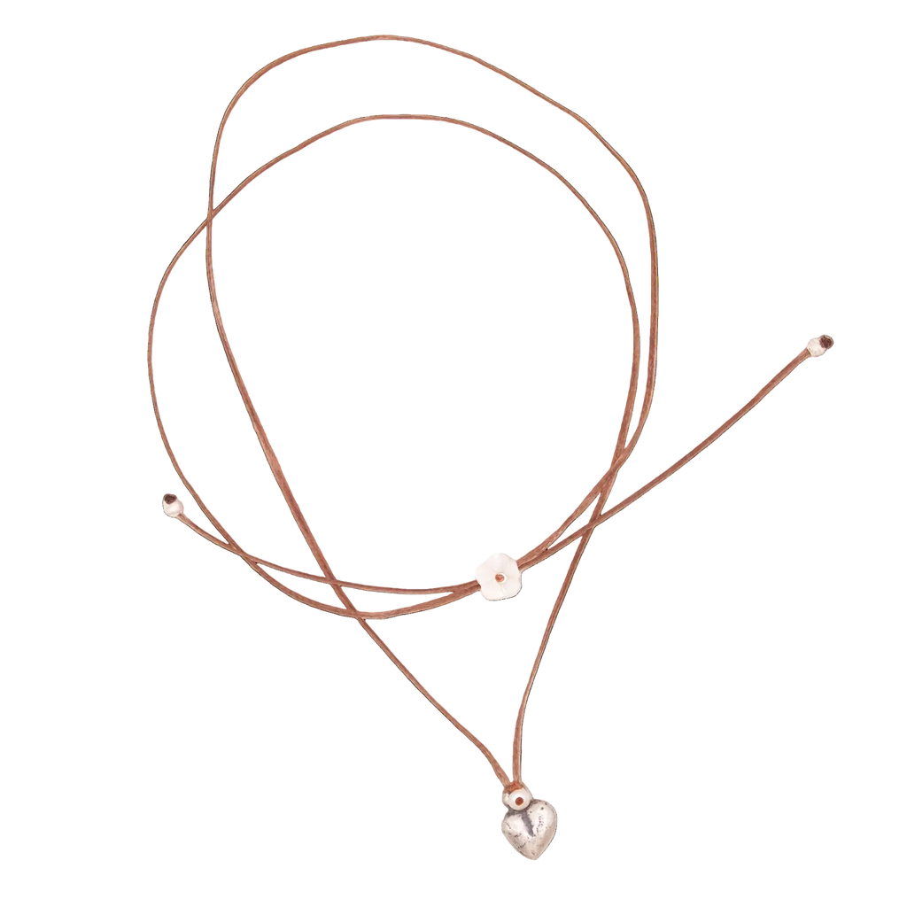 Silver Sweetheart Milagro Necklace