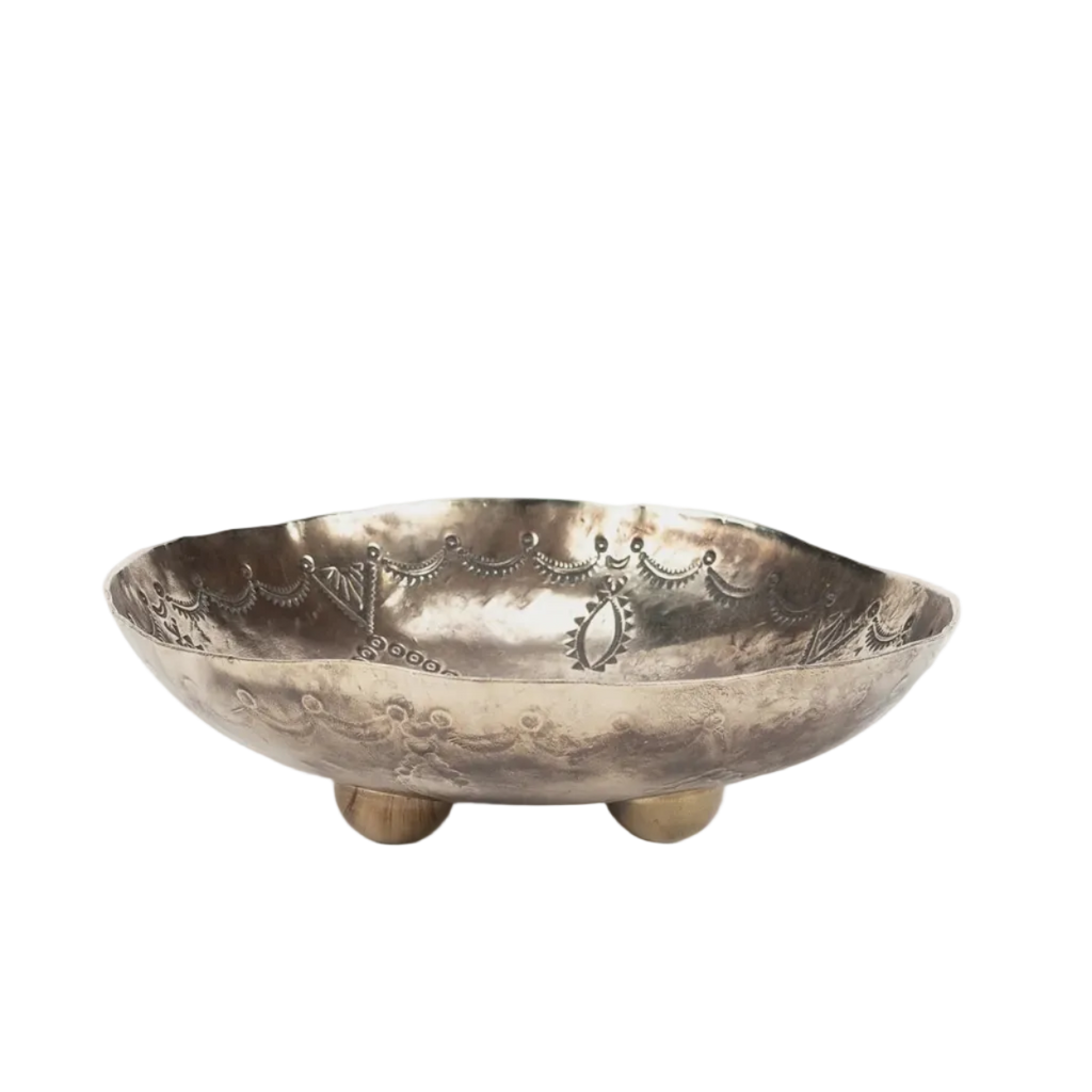 Stamped Round Dish