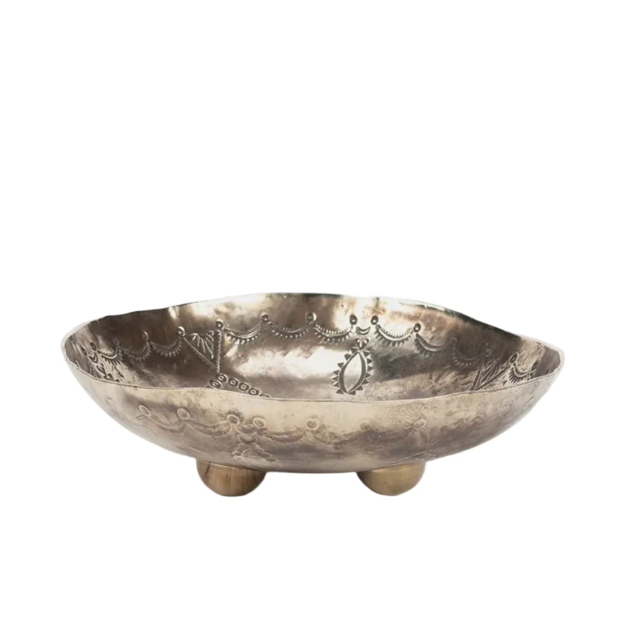 Stamped Round Dish