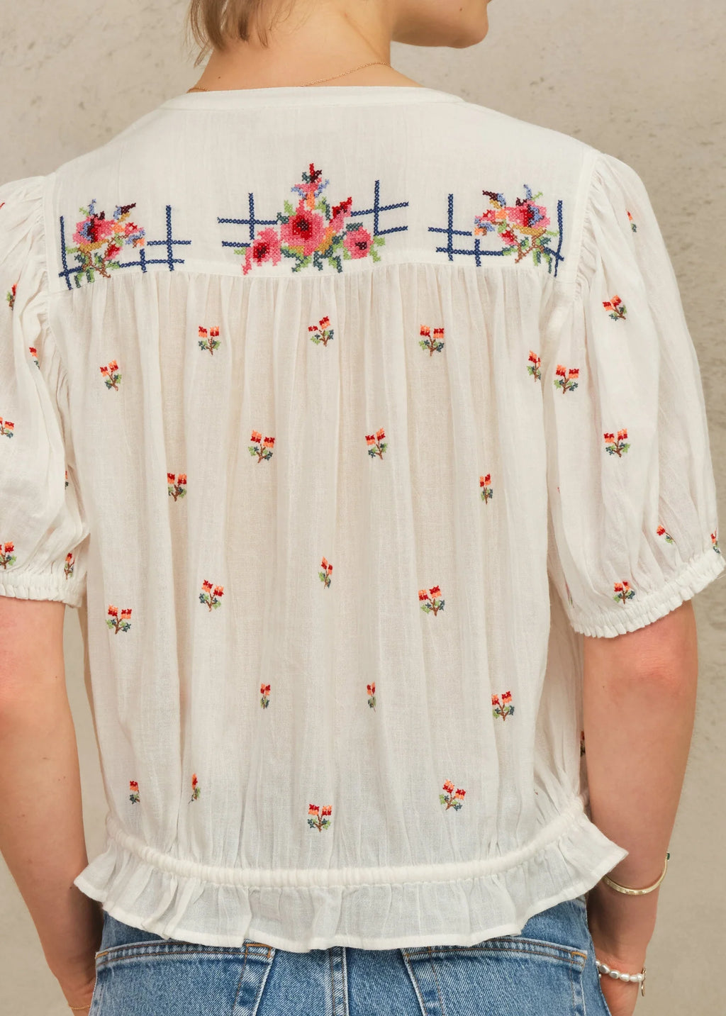 Harlie Embroidered Top