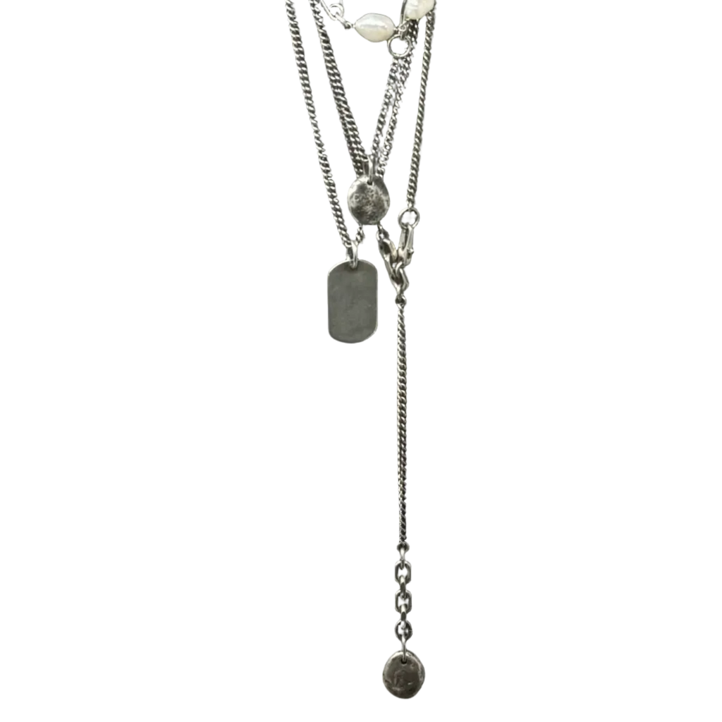 French Medal Necklace