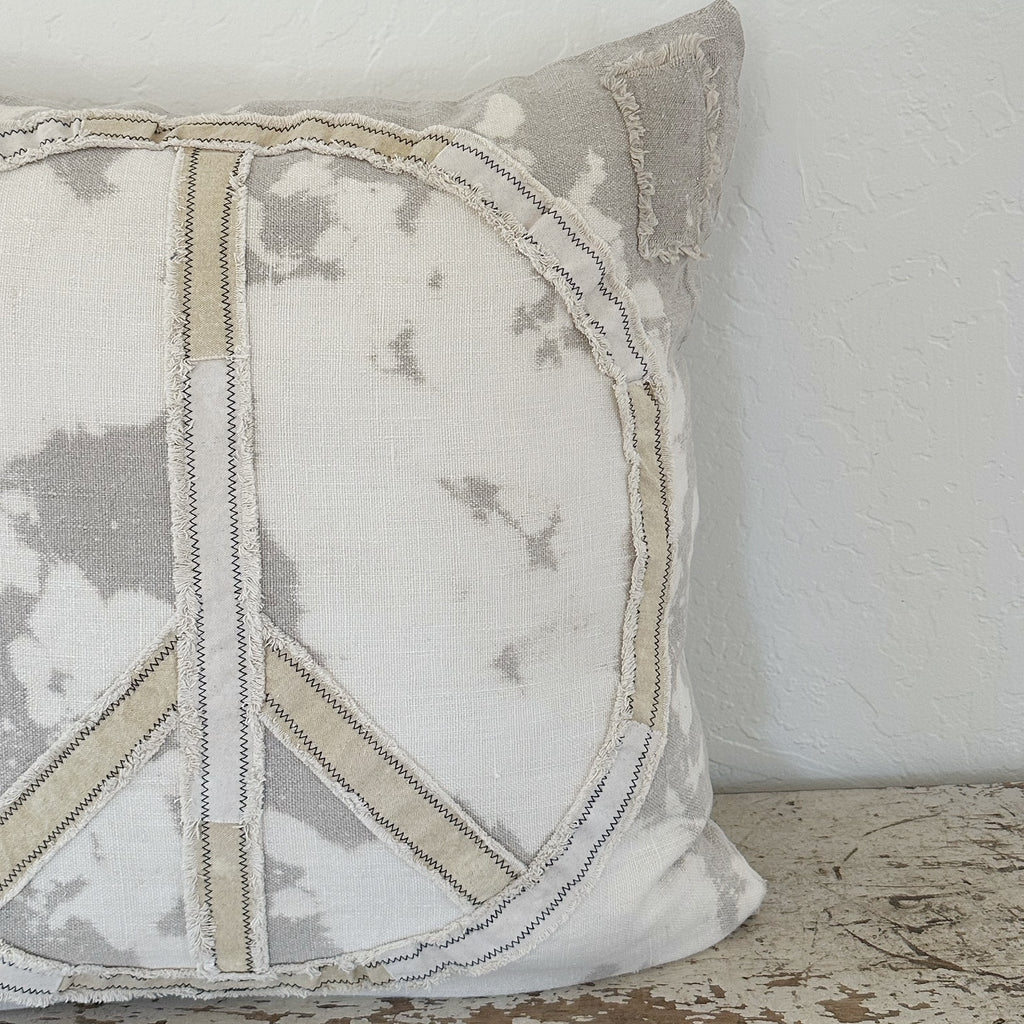 Splatter Peace Pillow