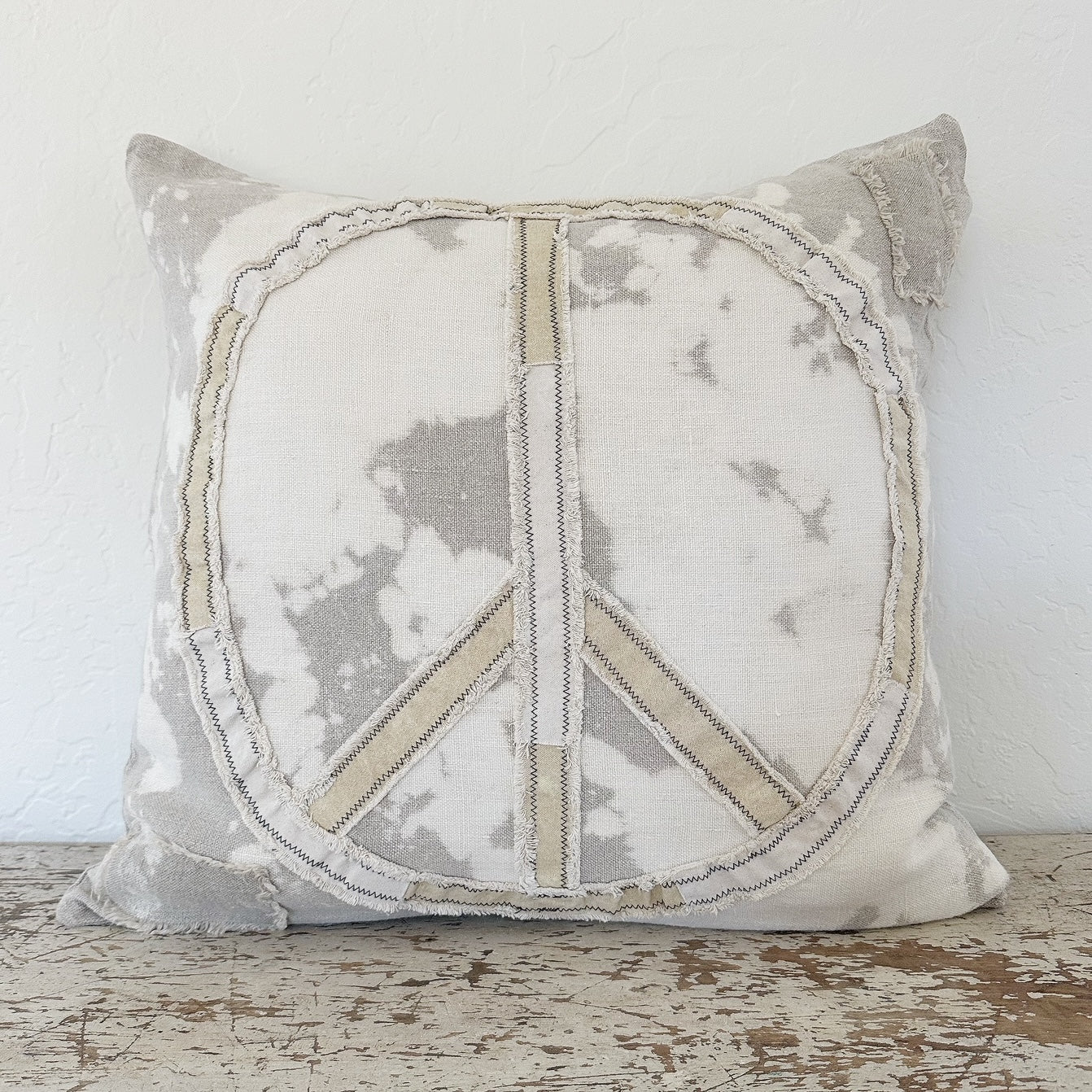 Splatter Peace Pillow