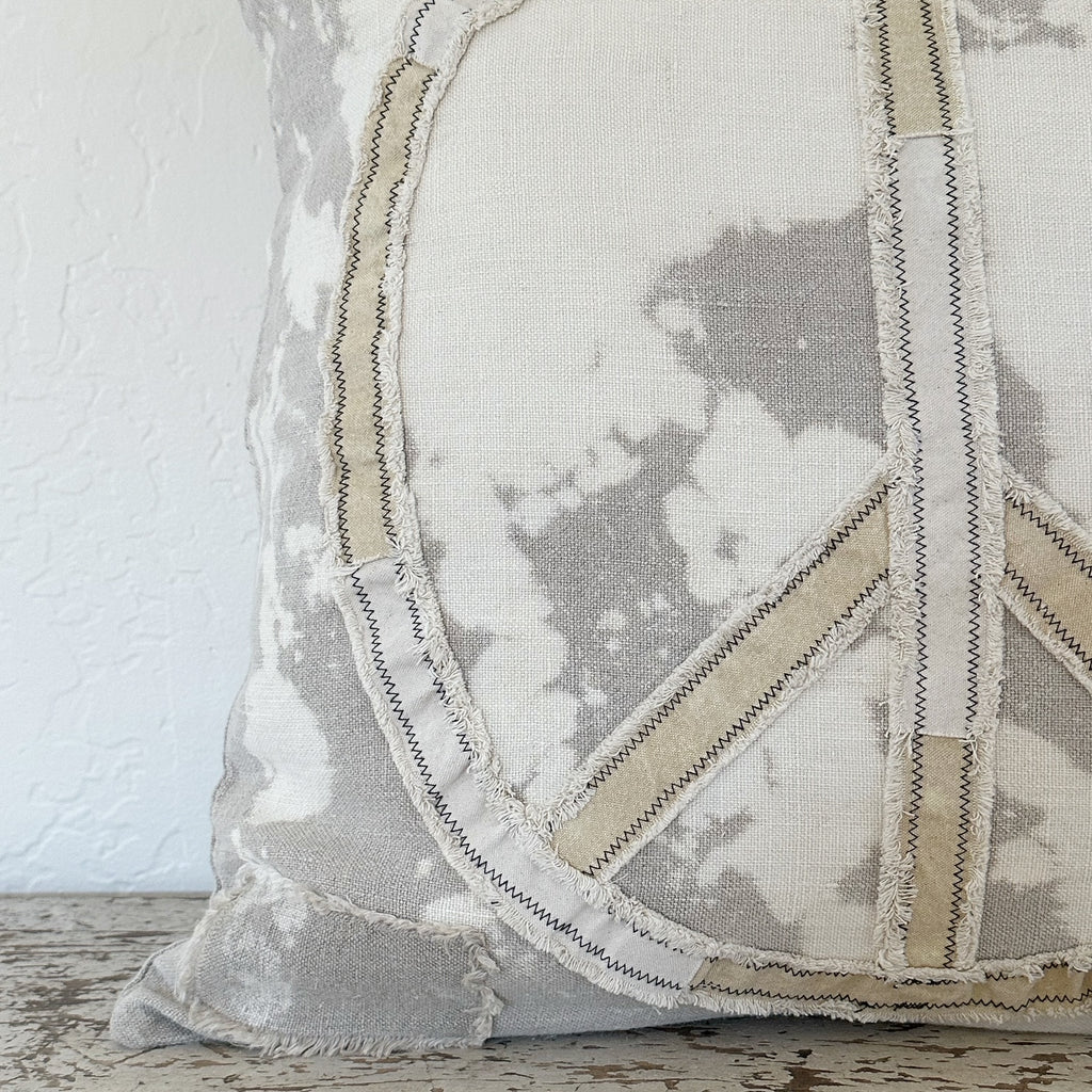 Splatter Peace Pillow