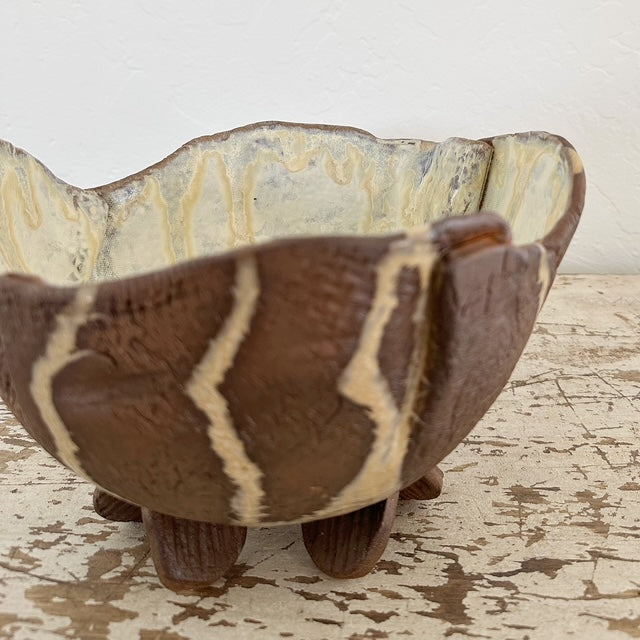 Agave Moon Footed Bowl