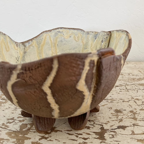 Agave Moon Footed Bowl