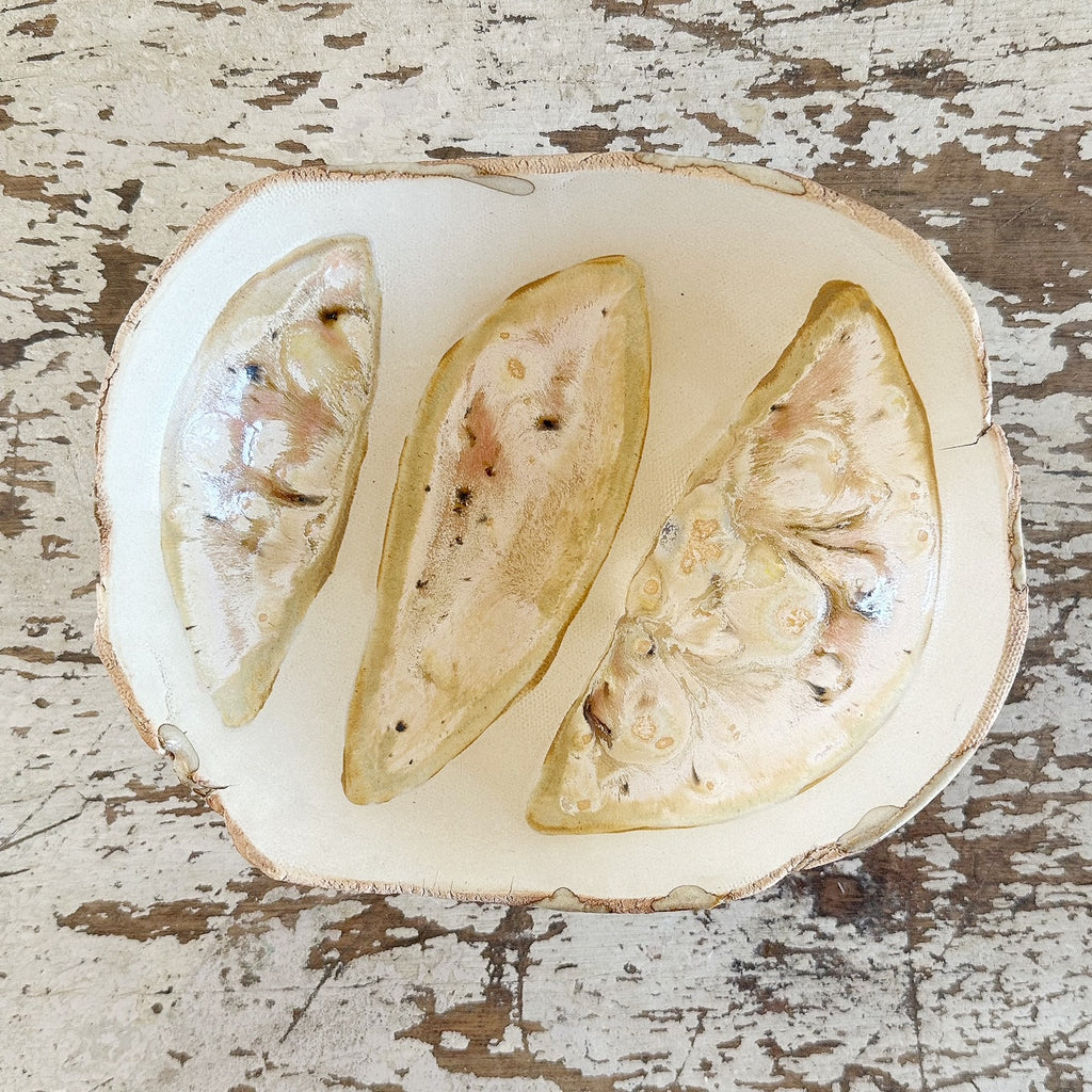 Agave Moon Footed Dish