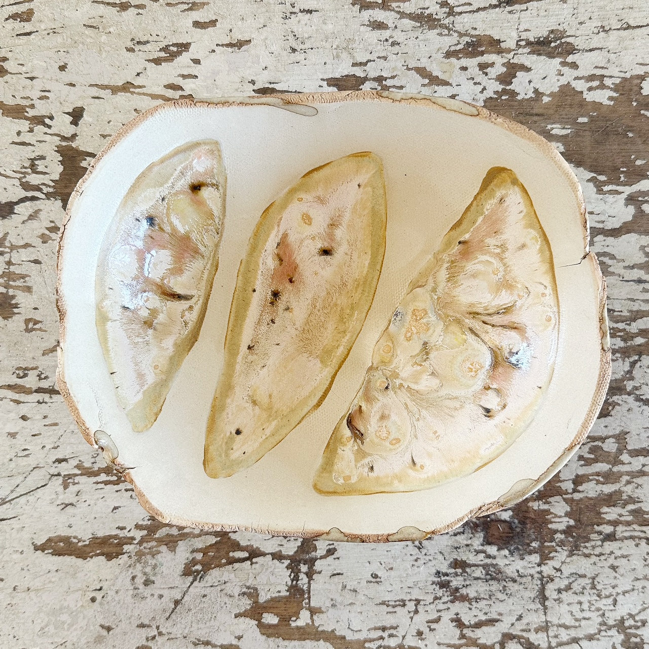 Agave Moon Footed Dish