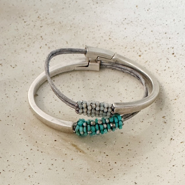 Turquoise and Sterling Cuff