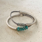 Turquoise and Sterling Cuff