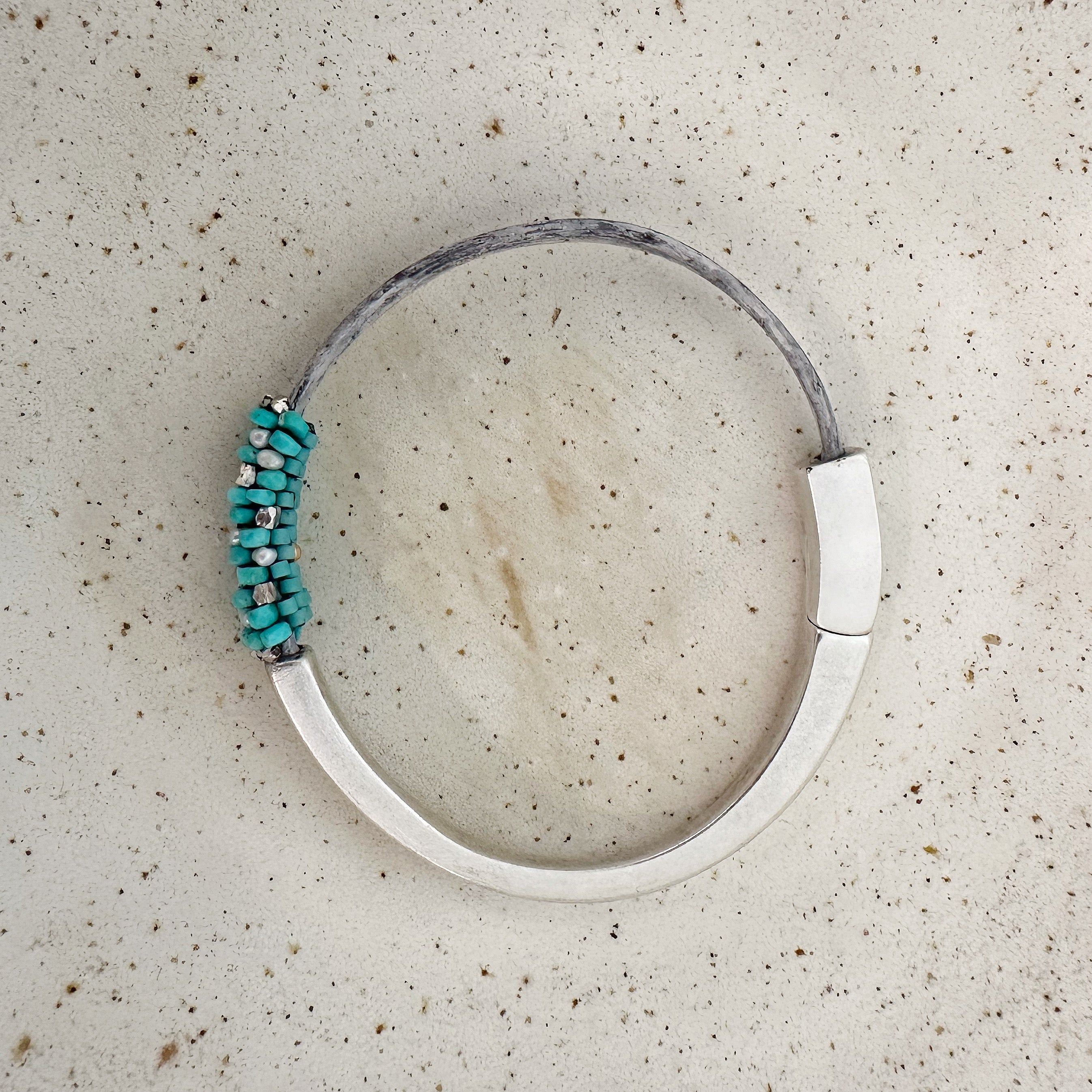 Turquoise and Sterling Cuff
