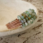 Peruvian Opal and Sterling Silver Cuff