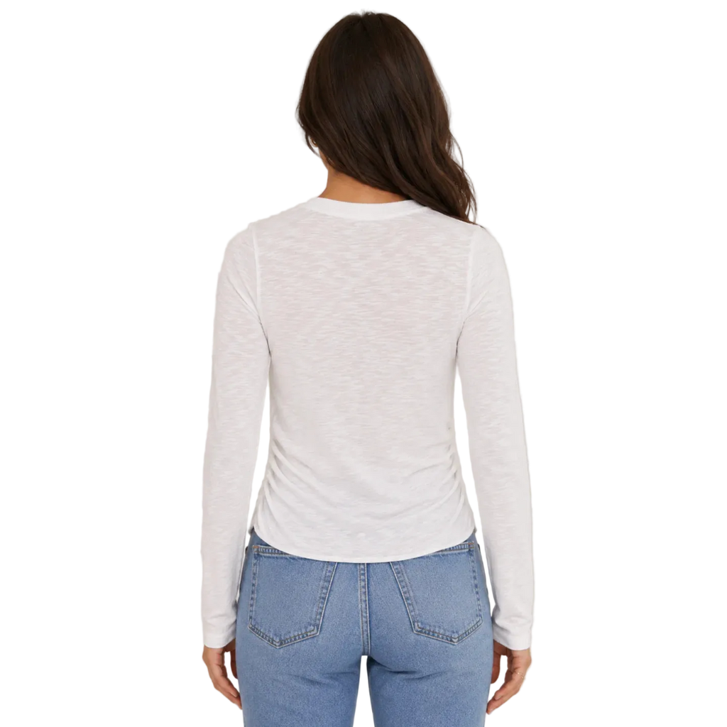 Side Gather Slim Tee