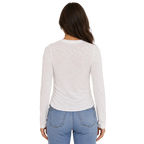 Side Gather Slim Tee