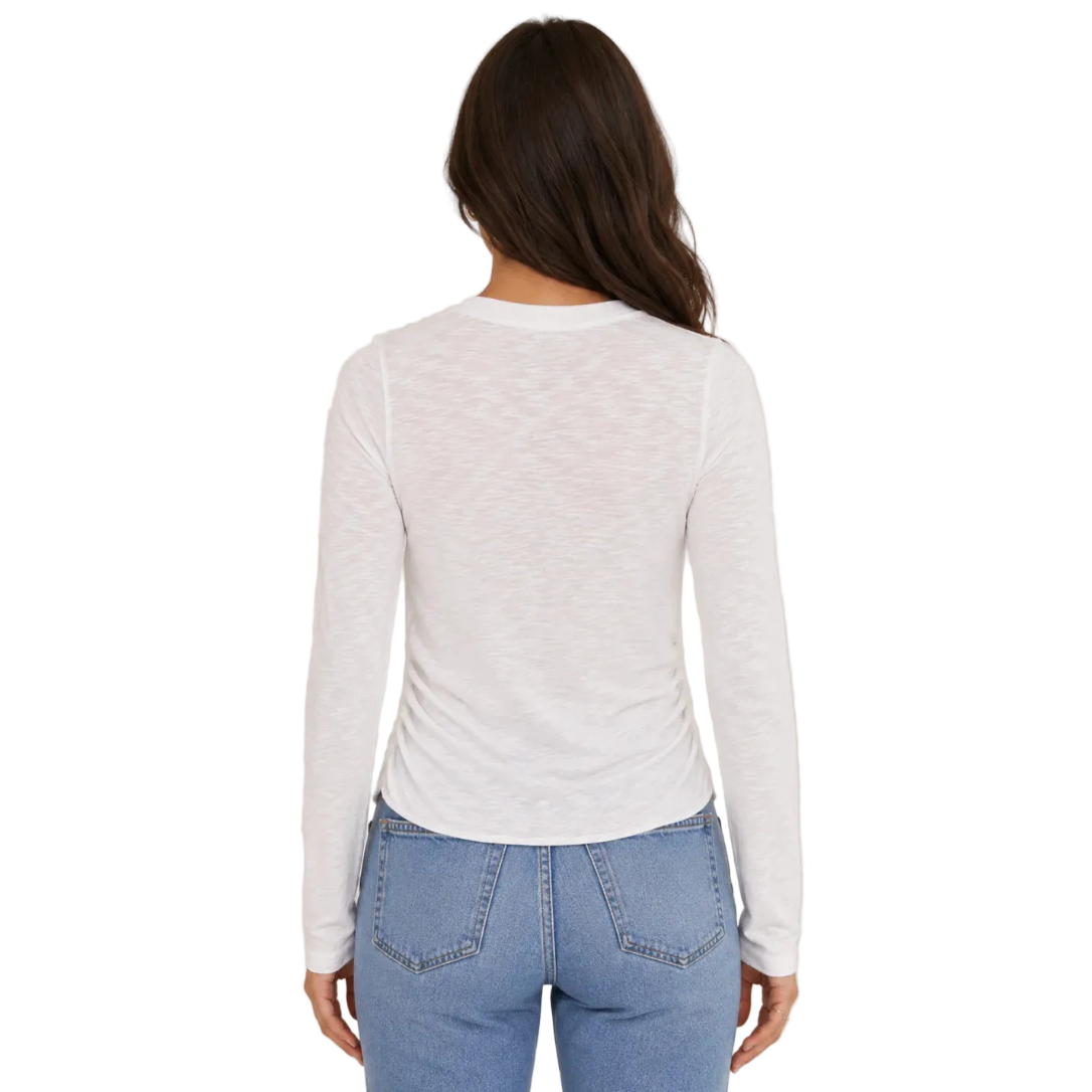 Side Gather Slim Tee