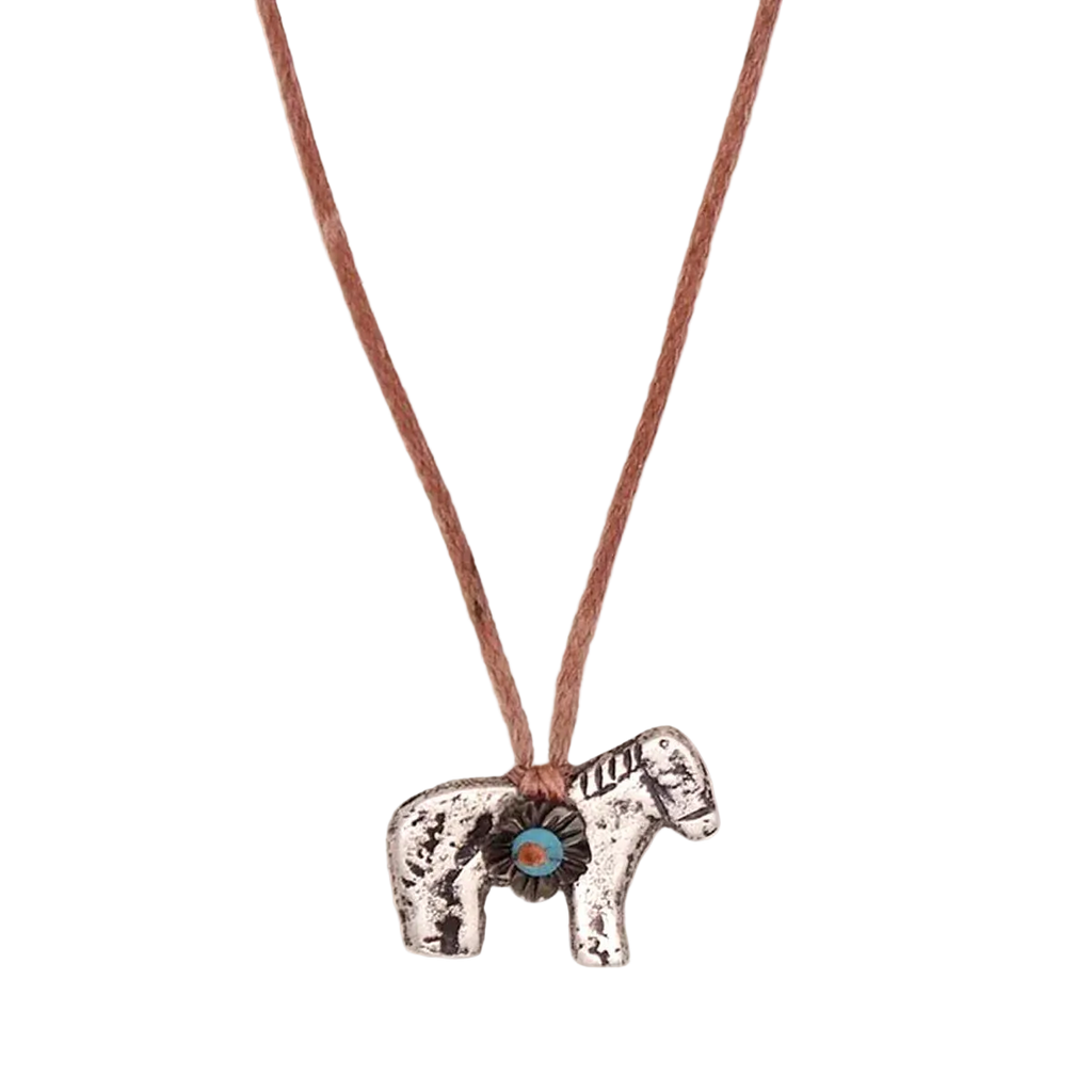 Silver Pony Milagro Necklace