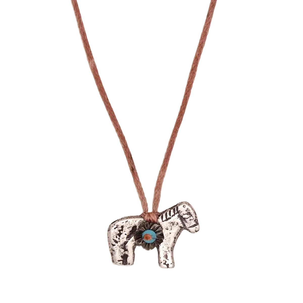 Silver Pony Milagro Necklace