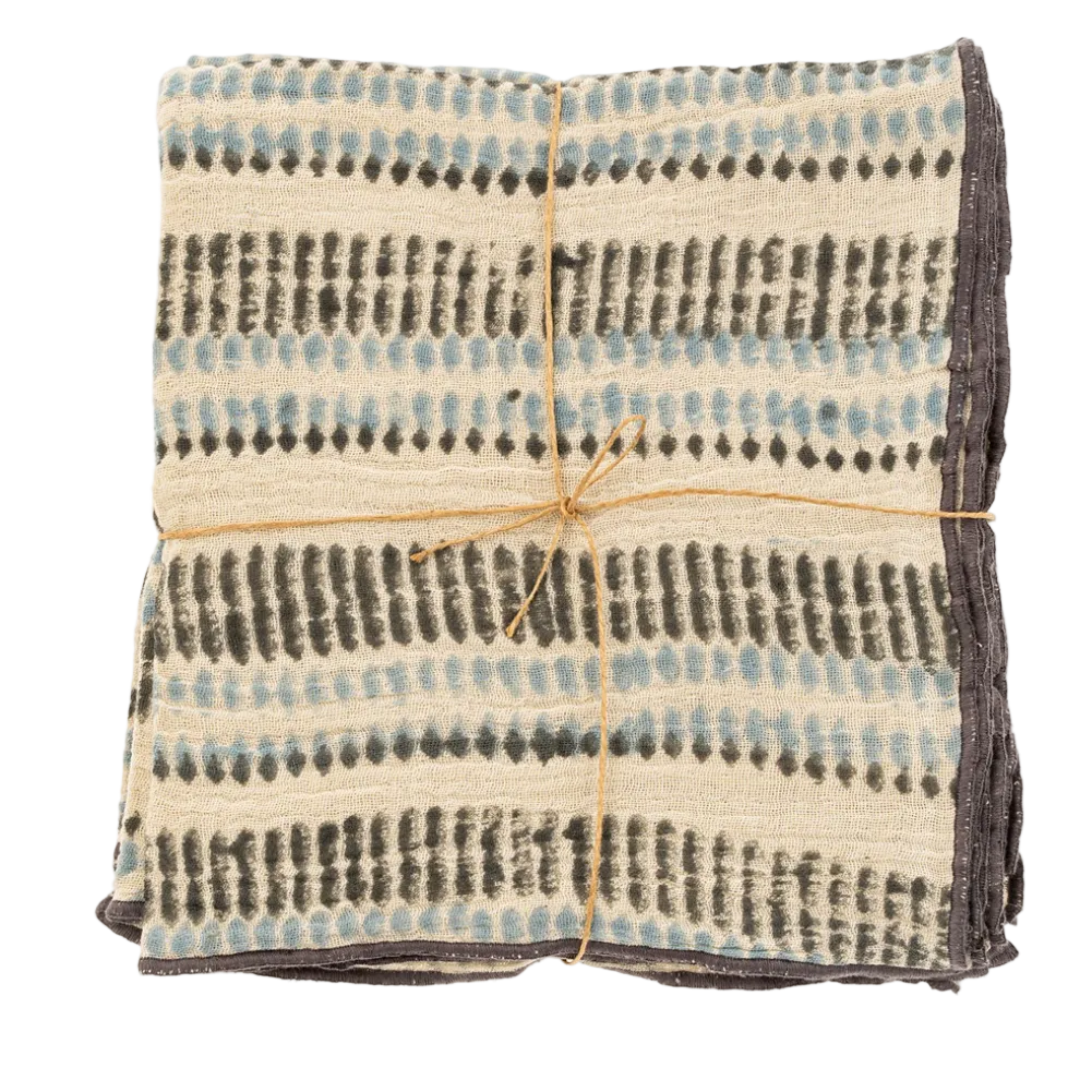 Ishita Block Print Napkins, Set of 4