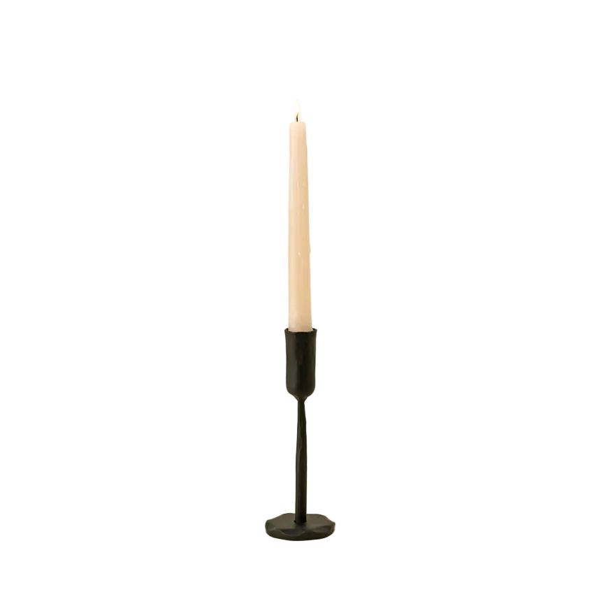 Iron Forged Candlestick