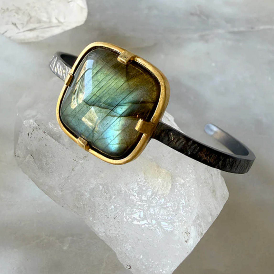 Iris Labradorite Cuff