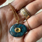 Valeria Chrysocolla Necklace