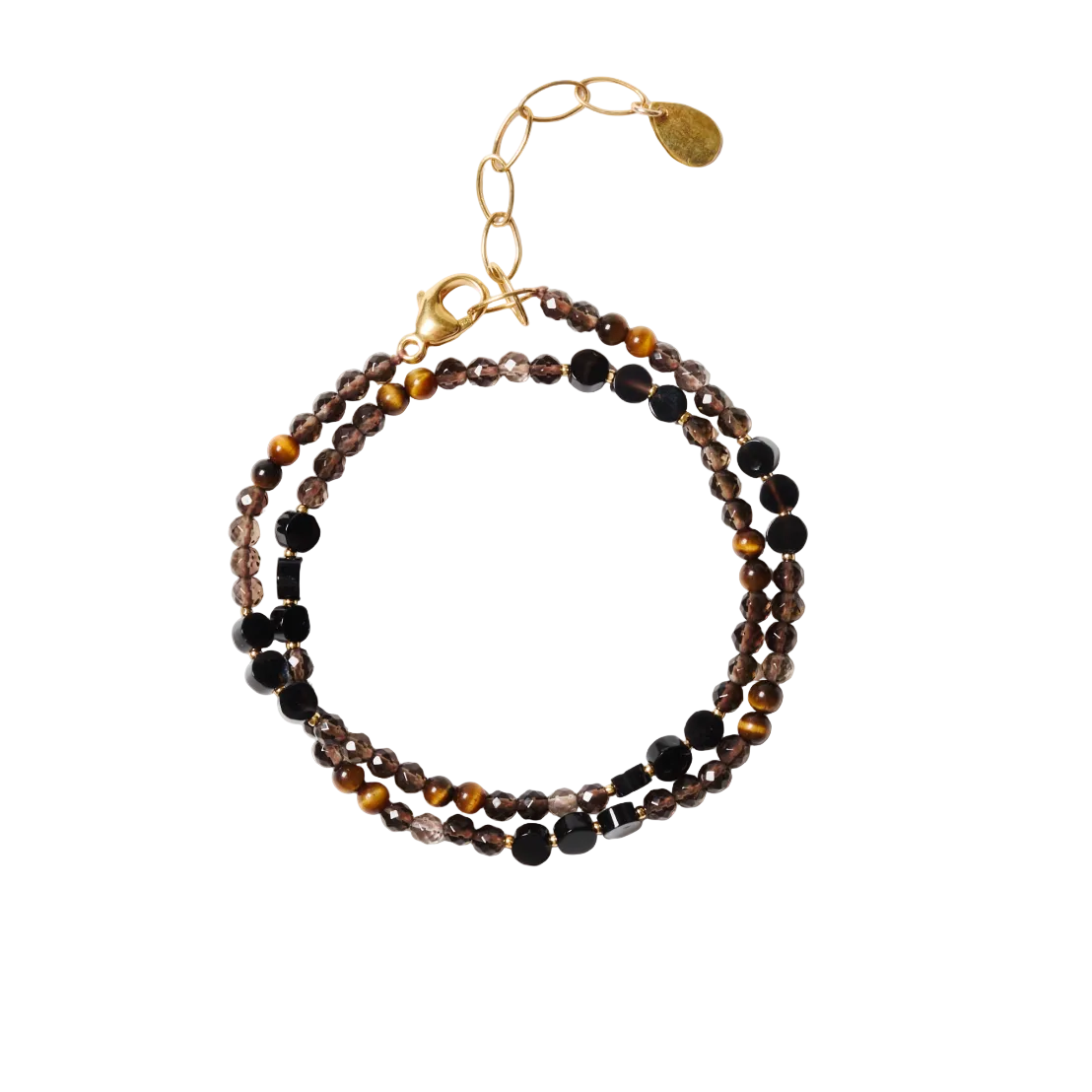 Smokey Quartz Wrap Bracelet