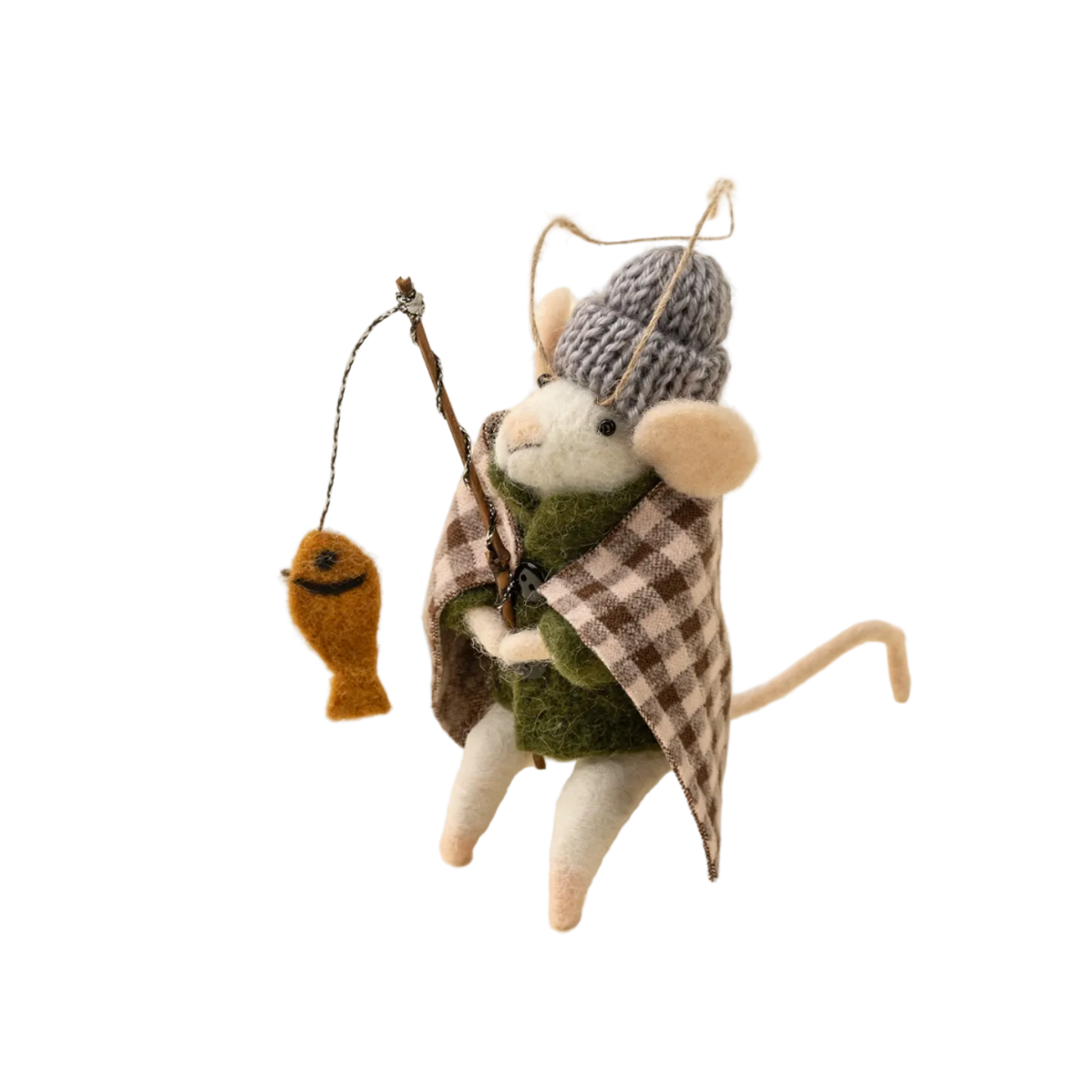 Ice Fishing Ivan Ornament