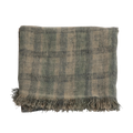 Over-Dyed Linen Throw
