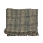 Over-Dyed Linen Throw