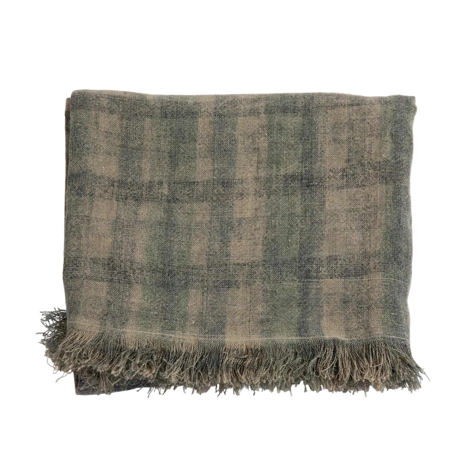 Over-Dyed Linen Throw