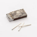 Stamped Silver Matchbox