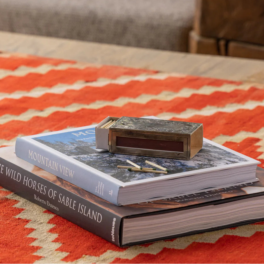 Stamped Silver Matchbox