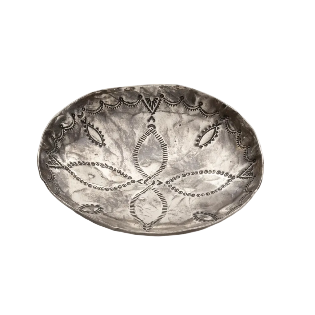Stamped Round Dish