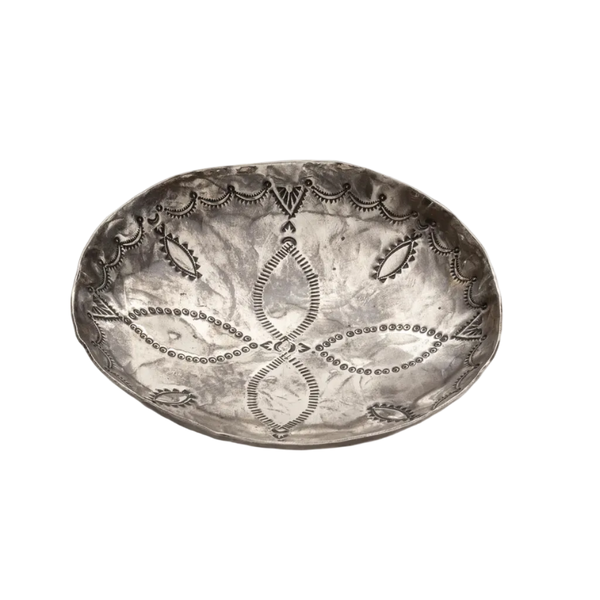 Stamped Round Dish