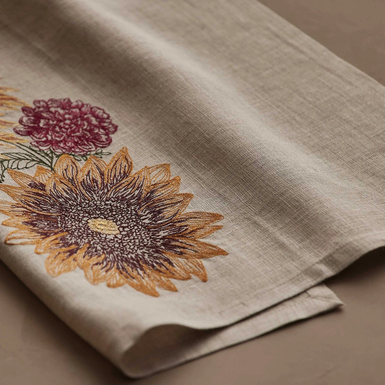 Sunflower Tea Towel