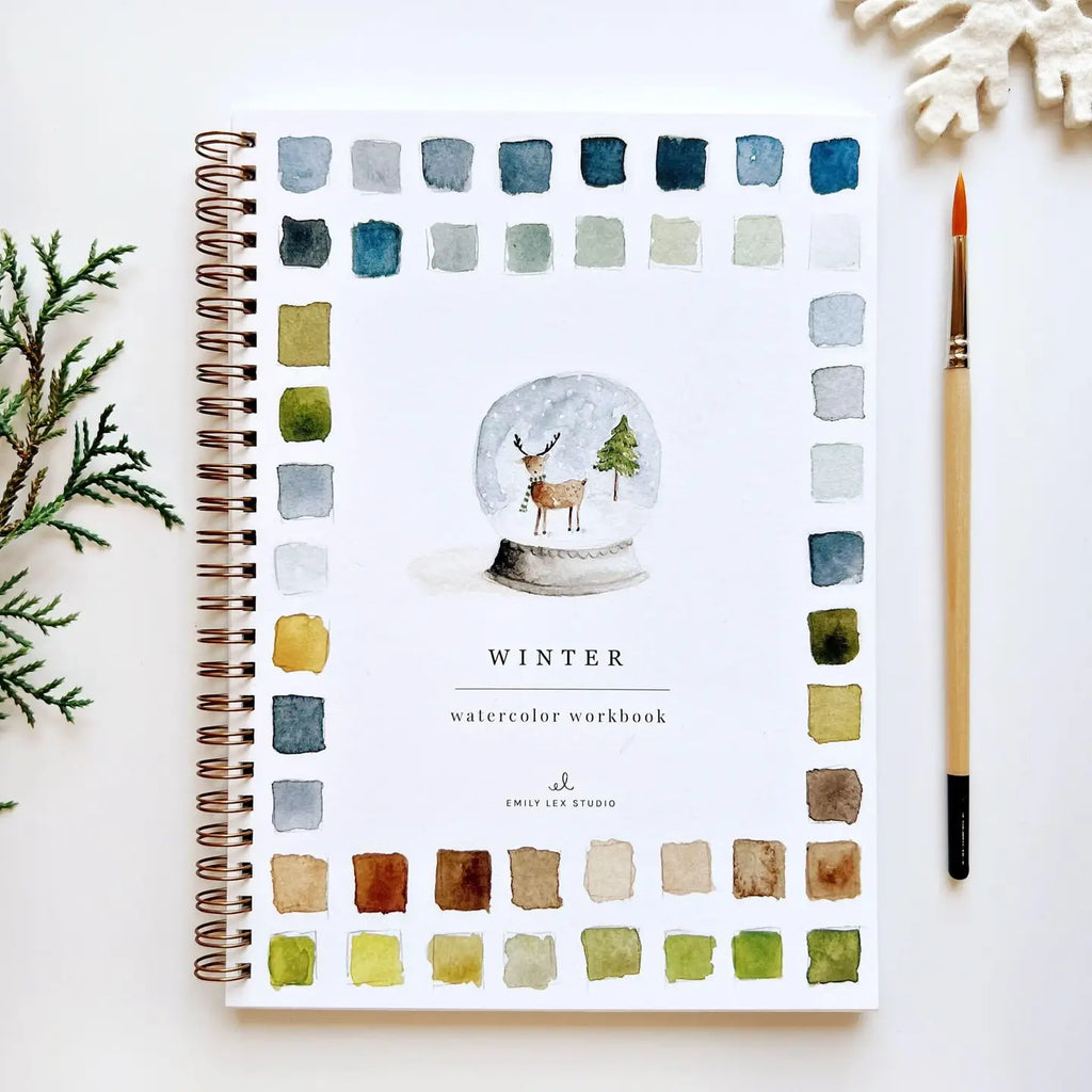 Winter Watercolor Notebook