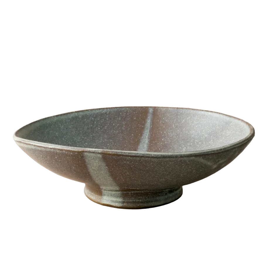 Settle Dry Oats Footed Server