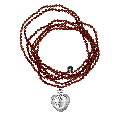 Antique Knotted Red Coral Necklace