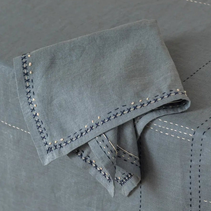 Linen Boho Napkin, Set of 2