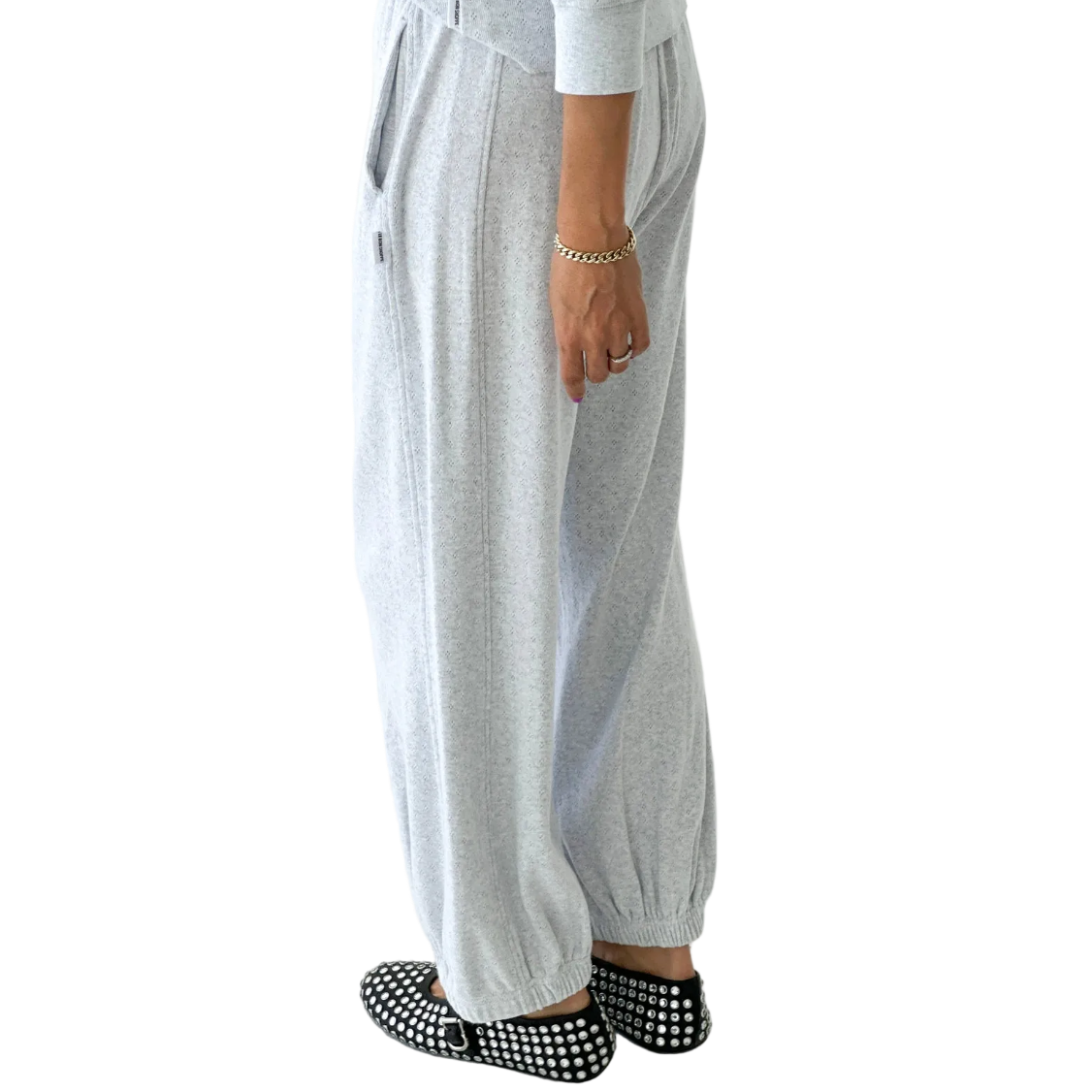 Le Bon Pointelle Balloon Pant