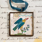 Cassis Folk Bird Art Locket
