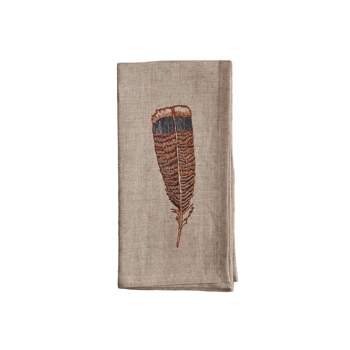Turkey Feather Dinner Napkin/Towel