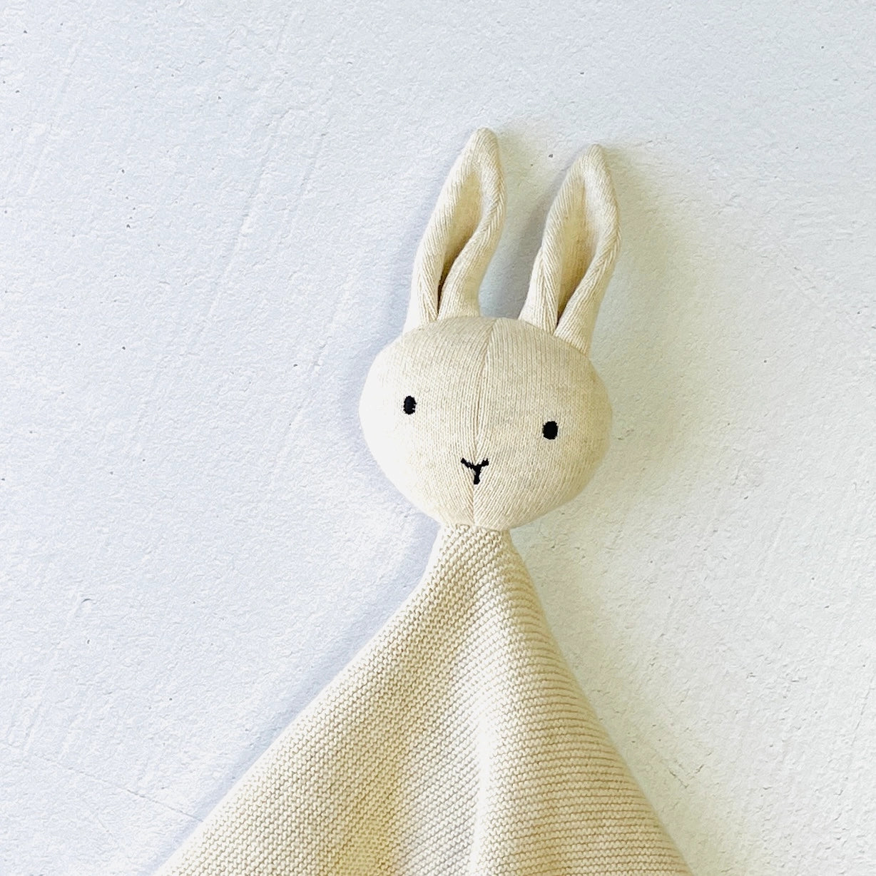 Bunny Knit Blanket and Lovey Set