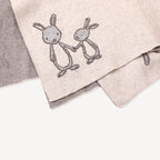 Bunny Knit Blanket and Lovey Set