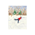Twirling Holiday Card
