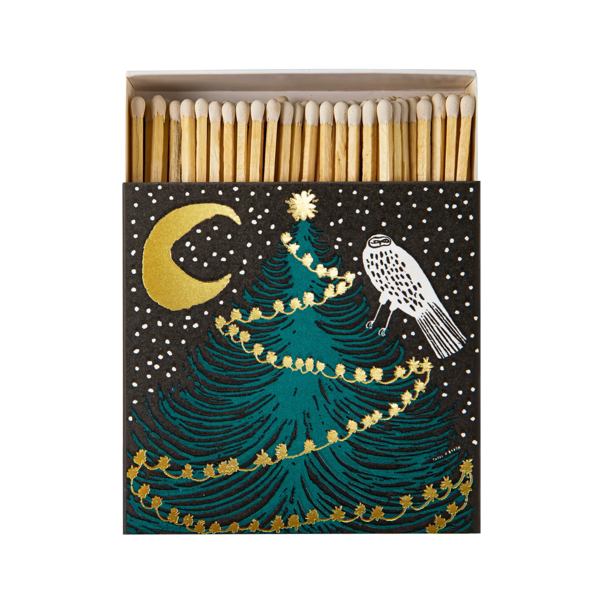Owl, Moon and Tree Matchbox