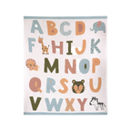 Alphabet Jacquard Knit Blanket