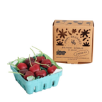 Dark Cherry Beeswax Birthday Candles